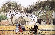 Winslow Homer Children on the wall Spain oil painting artist